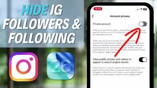 How to hide instagram following and followers list (2026)