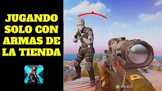 JUGANDO SOLO CON ARMAS DE LA TIENDA EN BLOOD STRIKE