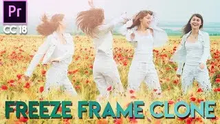 Efecto Freeze Frame Clone | Tutorial Adobe Premiere Pro CC 2018 (Sin usar Photoshop)