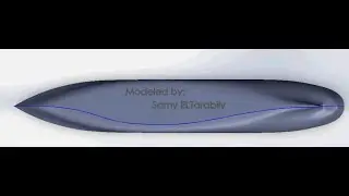 Ship Hull Modeled using Real Ship Hull Offsets