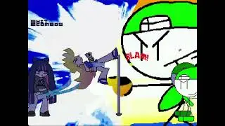 MUGEN Fight - New Panty Anarchy Plus & Stocking Anarchy vs. Dark NK & Dark NK Hood