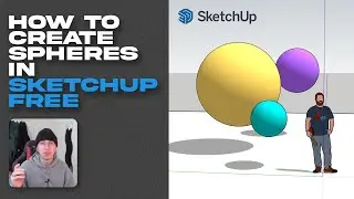 How to create Spheres in SketchUp Free 2022