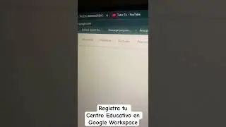 Registra tu Centro Educativo en Google Workspace #shorts