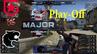 [Play-Off] Gambit vs FURIA [Inferno] PGL Major Stockholm 2021 | Quarter-final | CS:GO