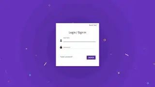 Make Login form using HTML CSS | Interactive login page 🔥