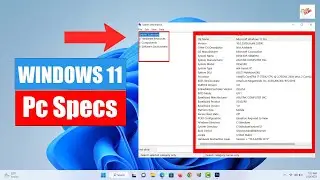 How to check pc specs ! How to check pc specs in Windows 11,