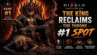 👑 The King Reclaims the #1 Throne! 🏆 Diablo 4 Season 14 - Rogue Cold Imbue