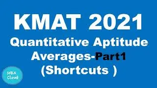 KMAT Exam| Preparatory Videos| Quantitative Aptitude- Average
