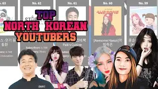 Top 100 Most Subscribed YouTube Channels of North Korea in 2021 | North Korean YouTubers | Data Army