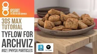 TyFLOW for ARCHVIZ - Tutorial Series - Part 02 / PhysX Based Particle Simulation