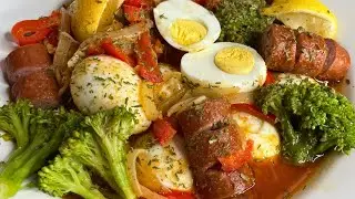 Easy SAUSAGE and EGG BOIL | Tanny Cooks
