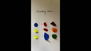 How to make secondary colour| secondary colour purple orange green|#short ￼