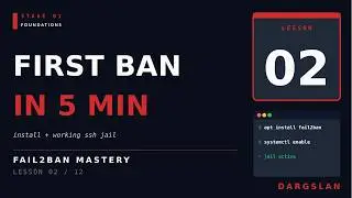 Install Fail2ban + First Ban in 5 Minutes | Lesson 02 of 13