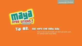 Maya free tricks #02. Kneeling and acting