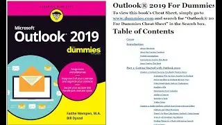 Microsoft Outlook For Dummies 2019 Beginner Tutorial Summary