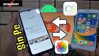 Como Pasar Fotos y videos fácil de Android a iPhone información correctamente y viceversa sin pc