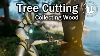 Unreal Engine 5 Tutorial - Tree Cutting Part 3: Collecting Wood