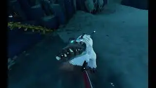 Petting a Snowstalker Baby