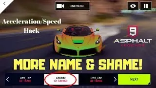 ASPHALT 9 | Hacker Exposed! #3 Acceleration Hacker...
