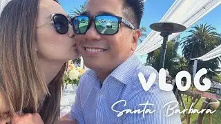 Korean Filipino Couple VLOG - road trip to Santa Barbara! wedding, our Filipino friends, & brunch 💗