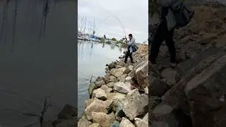First lure in his life 😎👍 Dark Sleeper by Megabass