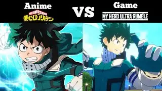COMPARING ULTRA RUMBLE VS ANIME: My Hero Academia (Izuku Midoriya) Part 1