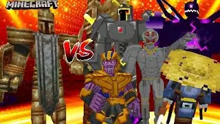 The Sentinel VS Bosses (Minecraft Mob Battle)