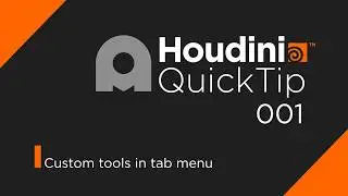 Houdini Quicktip 001 - Add preset in tabmenu