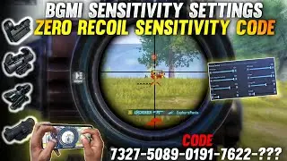 NEW UPDATE 3.1 !!🔥BEST SENSITIVITY CODE+CONTROL SETTINGS BGMI/PUBG MOBILE | BGMI AFTER UPDATE 3.1