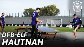 Voller Einsatz beim Teqball & die ersten Bananen! | Hautnah im DFB-Trainingscamp