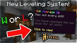 NEW LEVELING SYSTEM = W? (Hypixel Skyblock)