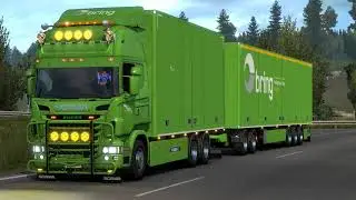 Scania R500 V8 😻 Sound😻 Tandem Bring🚚