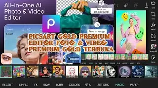 NEW PICSART EDITION GOLD PREMIUM EDITOR PHOTO & VIDEO || PICSART AI PHOTO EDTOR PROFESIONAL