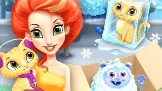 Power Girls Super City Kids Games - Superhero Ice & Fire Monster - Fun Dress Up & Makeup Gameplay