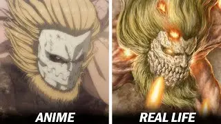 ANIME vs REAL LIFE - Attack On Titan Season 4 Part 1