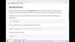 MATLAB - Module 5 - while loop example 2