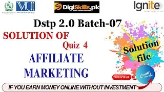 digiskills affiliate marketing quiz 4 batch 7 2024 | dstp 2.0 batch 07 affiliate marketing quiz 4