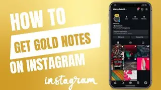 How To Make Instagram Gold Notes / Quick and Easy