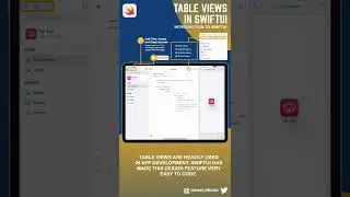 How to create a TableView in SwiftUI - Introduction to SwiftUI