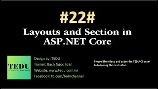#22: Layout và Section | TEDU