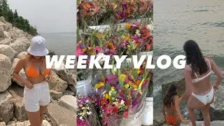 VLOG: FARMERS MARKET, PACKING FOR MICHIGAN, GROCERIES, ERRANDS
