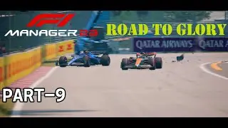 Logan Crashes AGAIN!! (PART-9) ROAD TO GLORY F1 MANAGER 2023