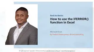 How to Use the IFERROR() Function in Excel | Excel Tips & Tricks