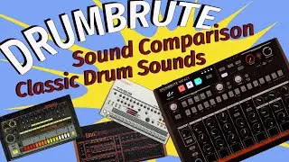 Arturia Drumbrute Impact || Sound Comparison || Addictive Drums 2 || Classic 80's Drum Machines