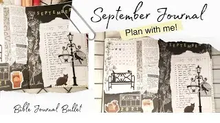 September Journal Plan with me - part 1.6 🖤