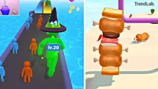 Sandwich runner | Giant rush - All level iOS Gameplay - New apk version update | TrendLab