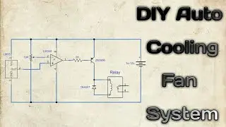 DIY Temperature control fan using lm35 interface without micro controller