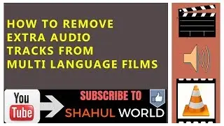How to remove extra audio tracks from multi language films