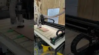 Cutting out a K cup holder on the Shapaeko 5 #shorts #cnc #woodworking