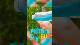 Pistola de agua casera 💦🔫 #shorts #verano #juegos